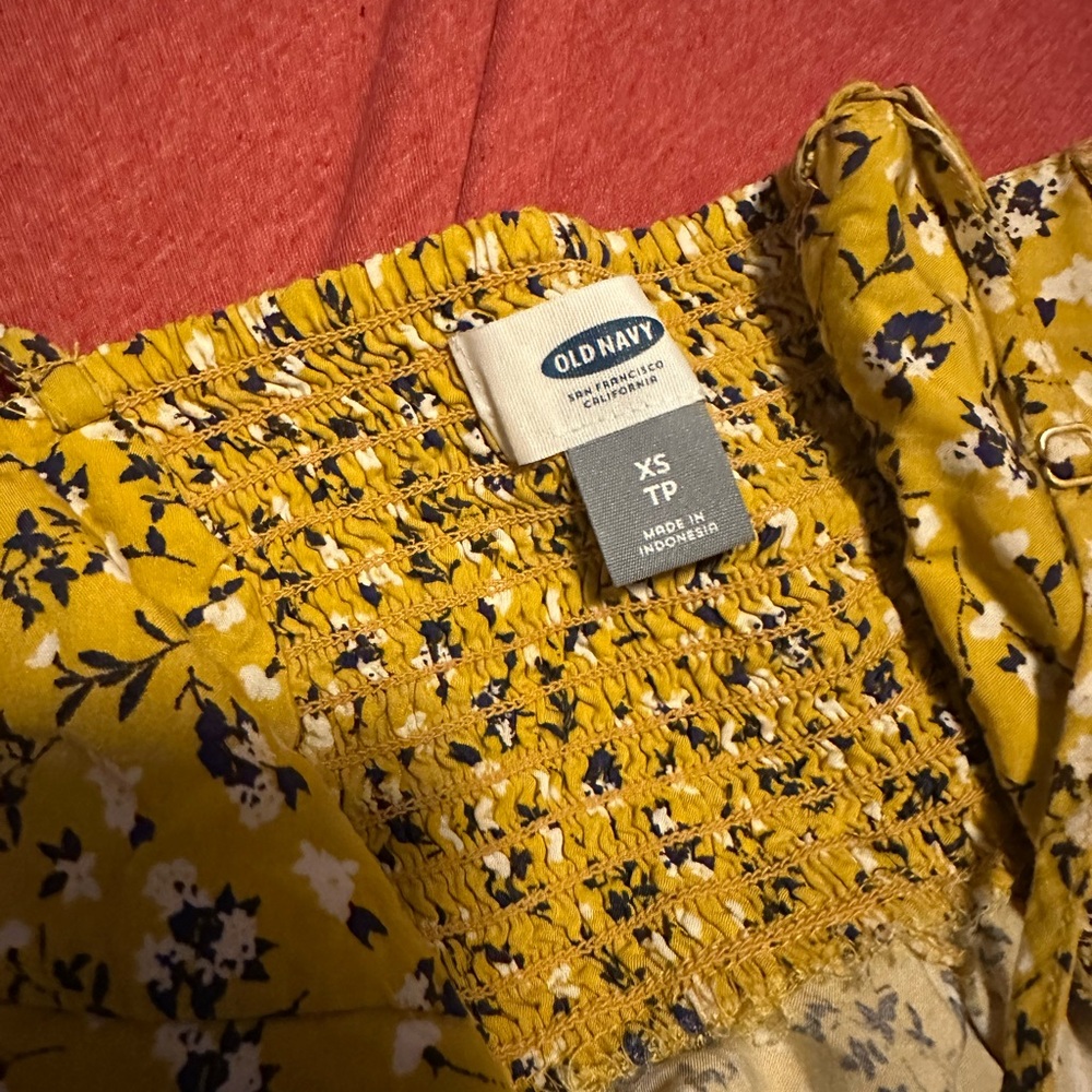 Flower dress yellow
